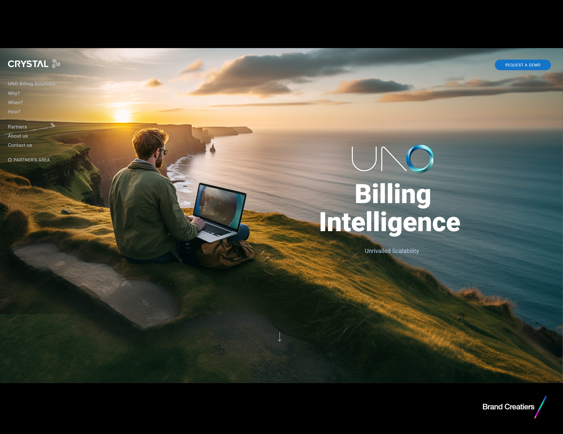 Homepage of the Crystal ASP website.