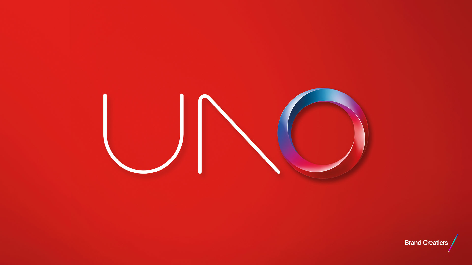 Logo of the UNO application - Vodafone, created by Brand Creatiers.